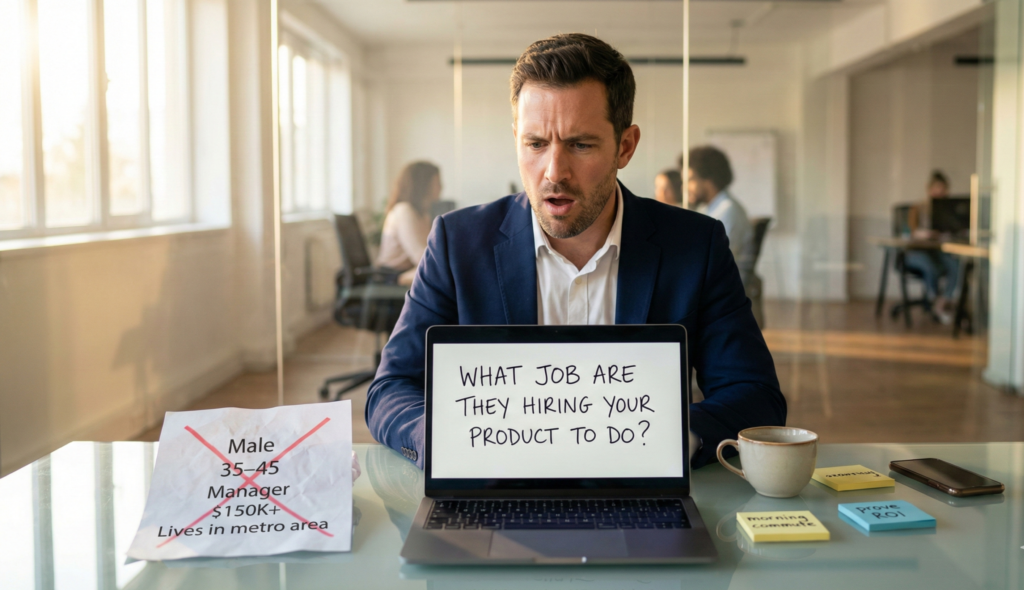 Why Your Customer Persona Doesn’t Work: Jobs To Be Done Instead of Demographics