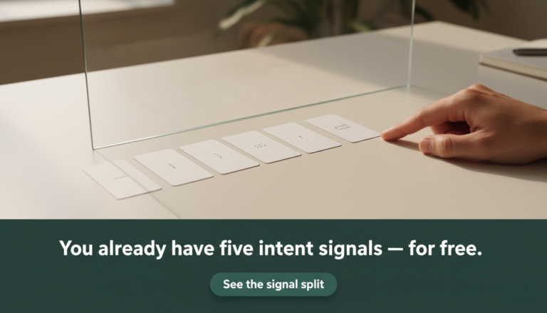 Buyer Intent Data for B2B: The Signals You Already Have for Free (and the Ones Others Pay For)